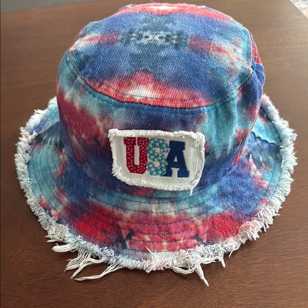 Tie-Dye USA Bucket Hat